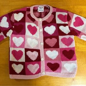 Talbots Kids Heart Sweater